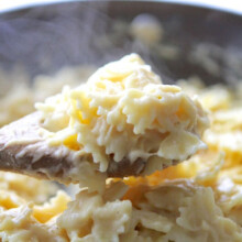 Easy Cauliflower Cheese Sauce for Skinny Mac n’ Cheese | Lauren's Latest